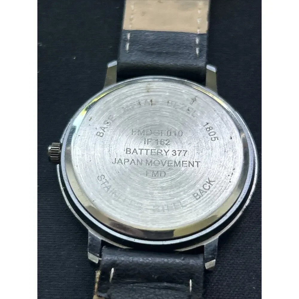 Black Case Dial And Band Men’s Quartz Watch